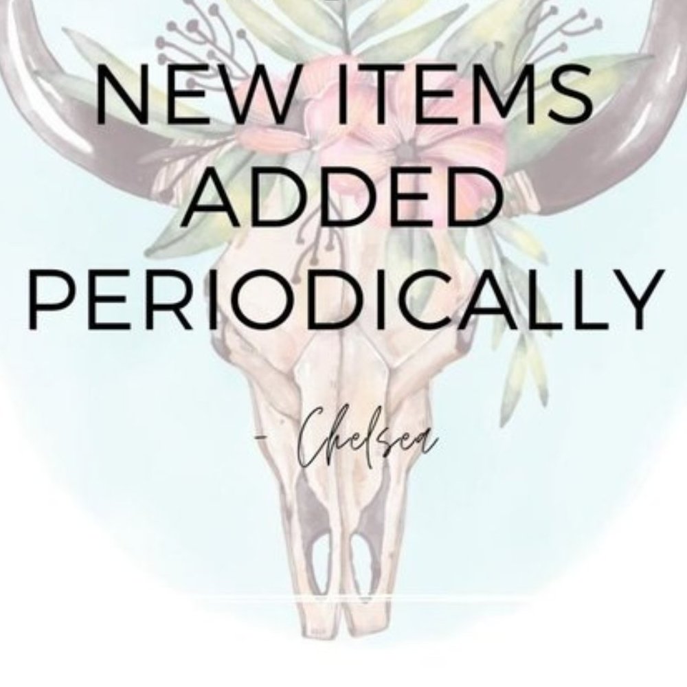 NEW ITEMS COMING SOON